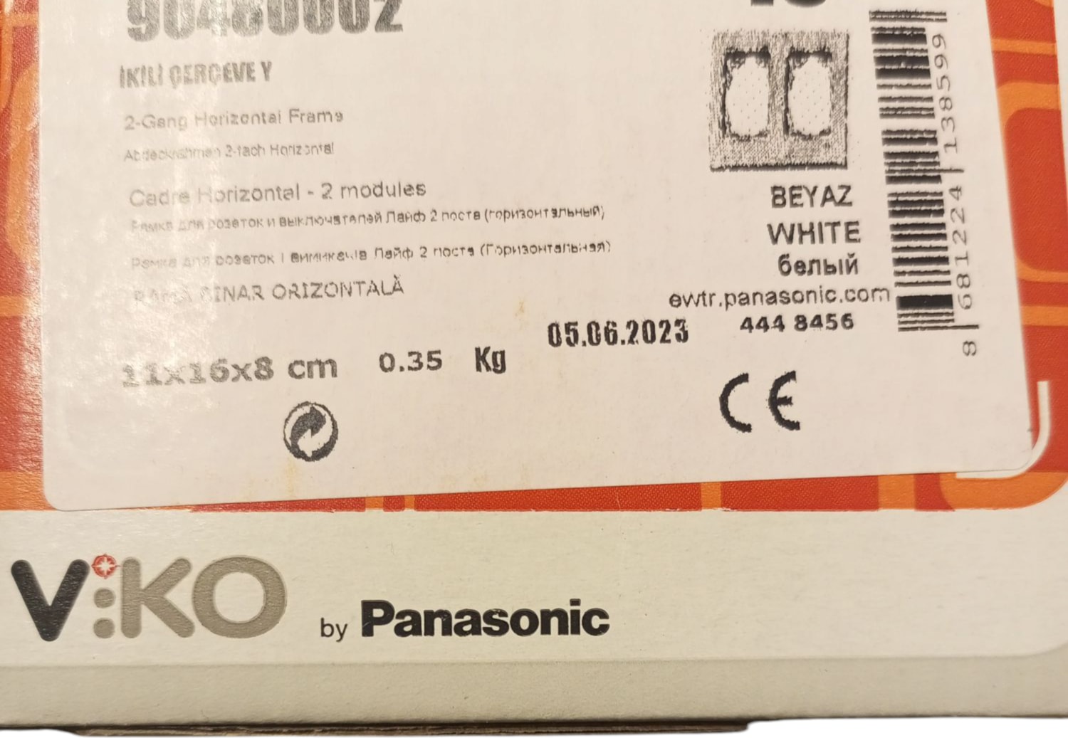 Linnera Beyaz İkili Çerçeve - 90480002