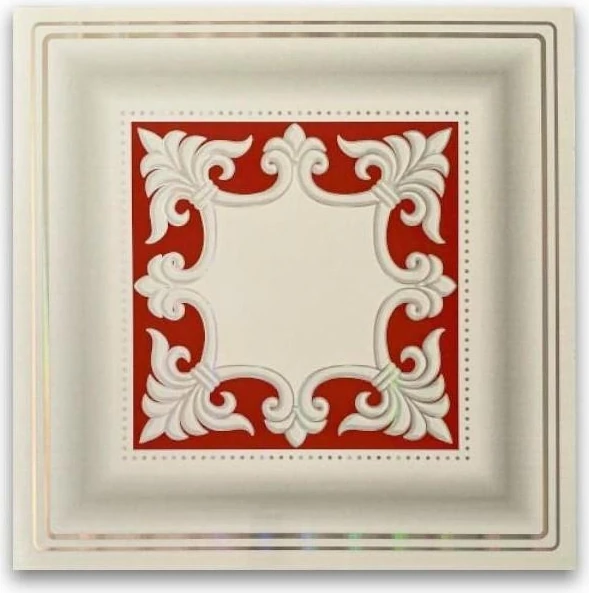 60×60 Plastik Tavan Panel (Saray7) (20ADET)