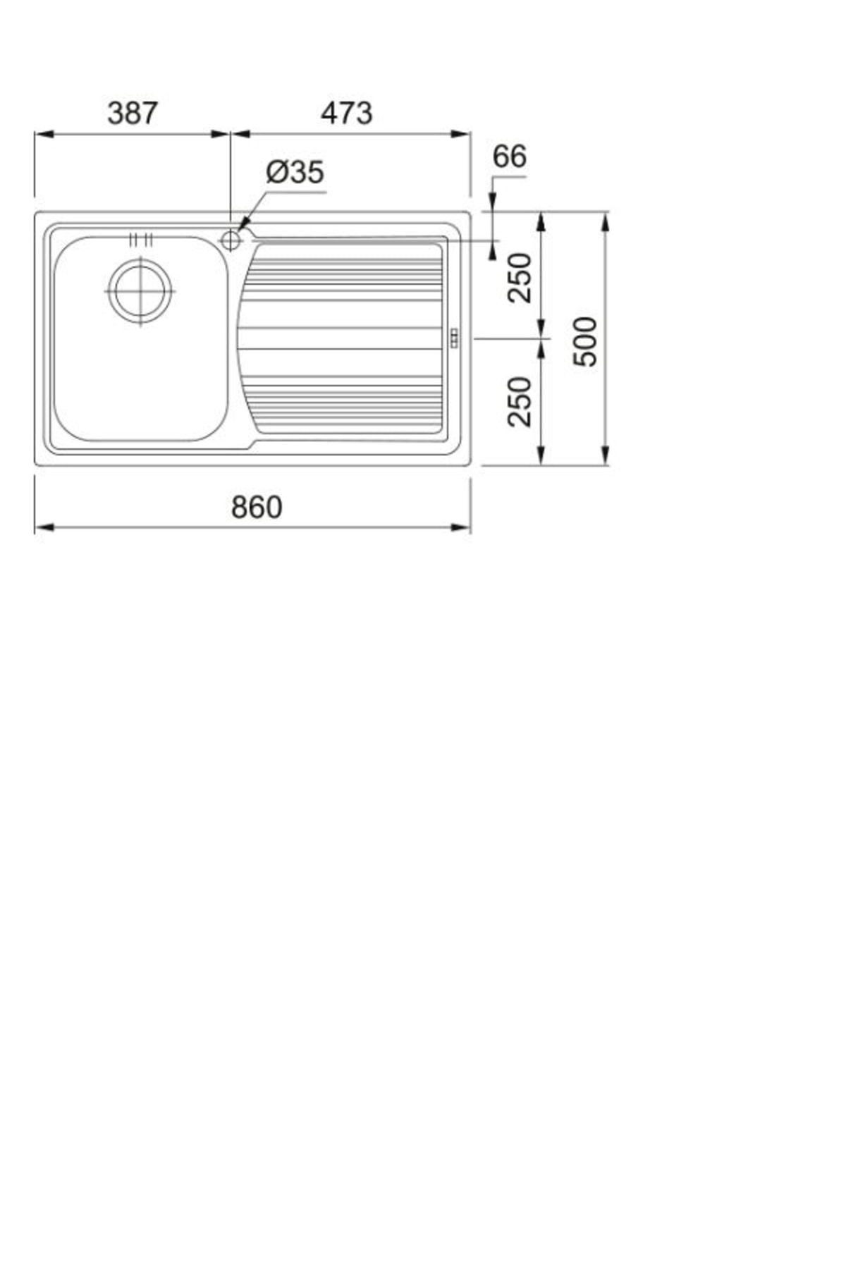 Celık Titanium Logıca Lıne Llx 611 86 Sol Tek Gözlü Damlalıklı