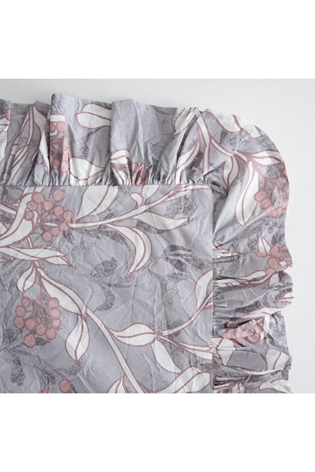Ladin Çift Kişilik Nevresim Takımı %100 Pamuk Ütü Istemeyen Baskılı 200x220 Cm