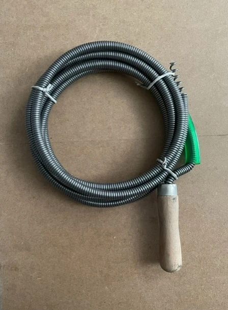 14MM Çelik Lavabo Wc Açma Teli Banyo Gider Borusu Açma Teli 3metre