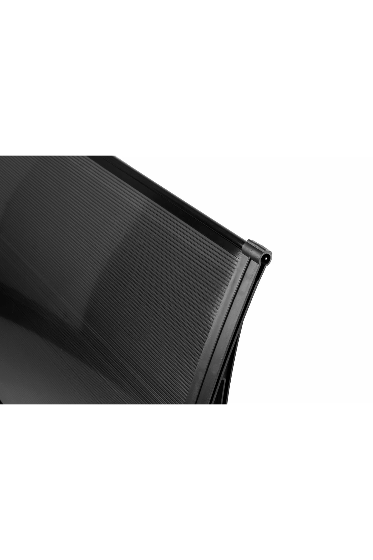 Lotus Kapı Pencere Üstü Pratik Sundurma 70x360 Cm - Siyah