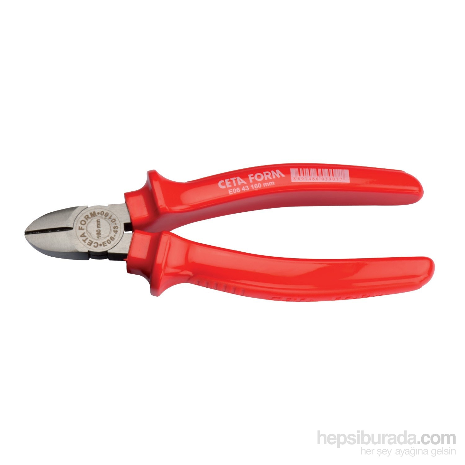 E06-43-0180 Yan Keski Taşlanmış Yüzey Opak 180Mm