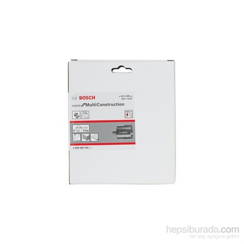 BOSCH - Speed Serisi Çok Amaçlı Delik Açma Testeresi (Panç) - 121 Mm, 4 3/4"