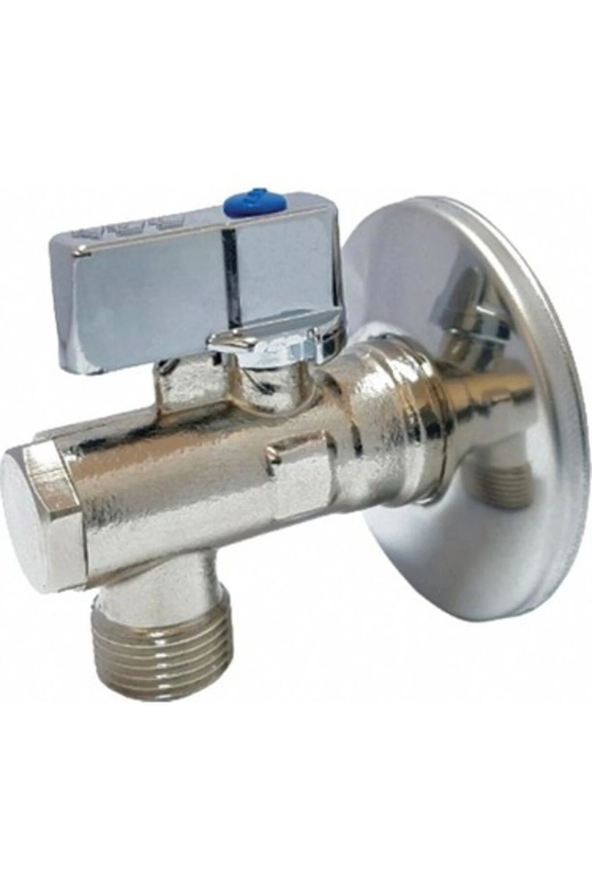 1/2'' Filtreli Ara Musluk Rozetli-parlak Krom Başlıkı