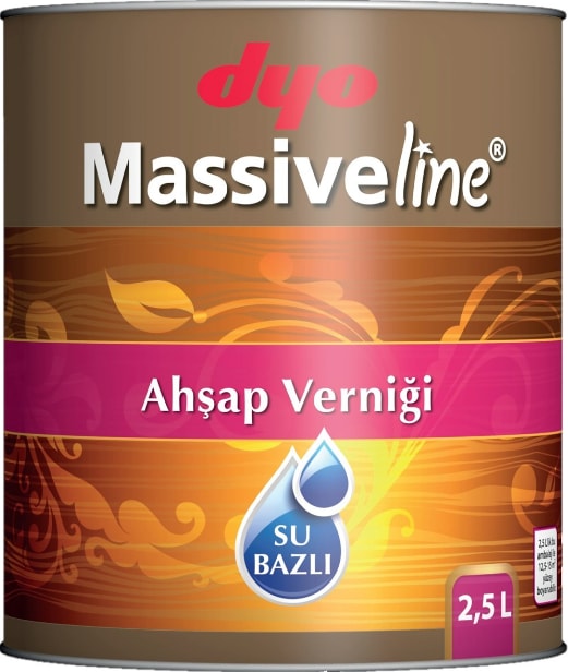DYO Massiveline Su Bazlı Vernik 2.5 Lt Badem