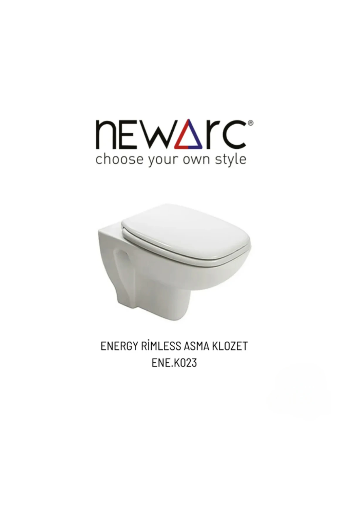 Energy Asma Klozet Ene.k023, Orijinal Energy Yavaş Kapak