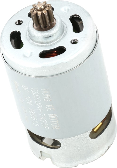 Elektrikli Matkap Makinesi Alet Aksesuarları Için Endüstriyel Tek Hız 9 Diş Dişli Dc Motor