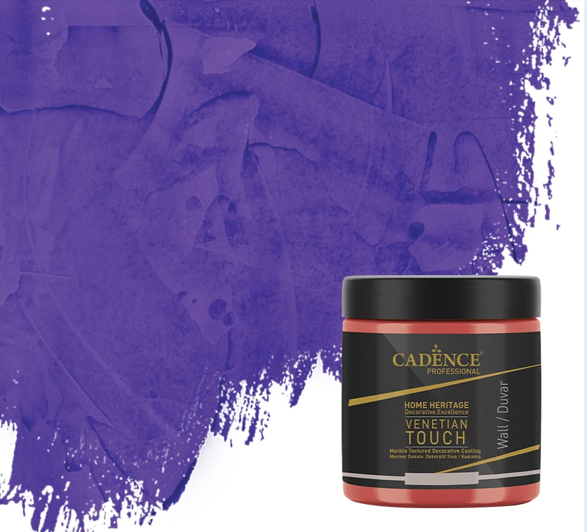 Venetıan Touch Mermer Dokulu Dekoratif Sıva / Kaplama Vt-10 Mor 250 ml