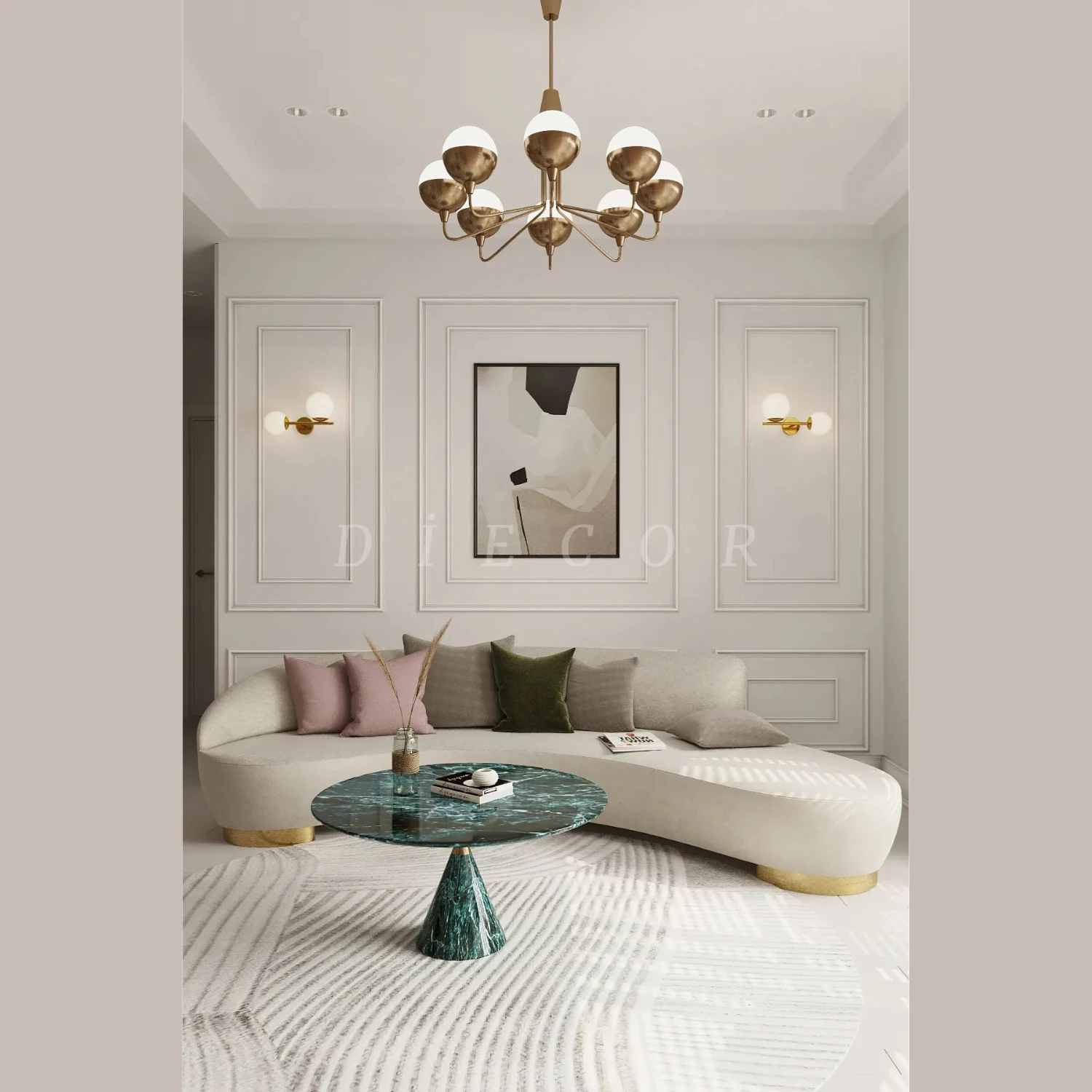 Dekoratif Boyanabilir Montaja Hazır 4cm Modern ve Estetik Duvar Çıtası Tasarımı