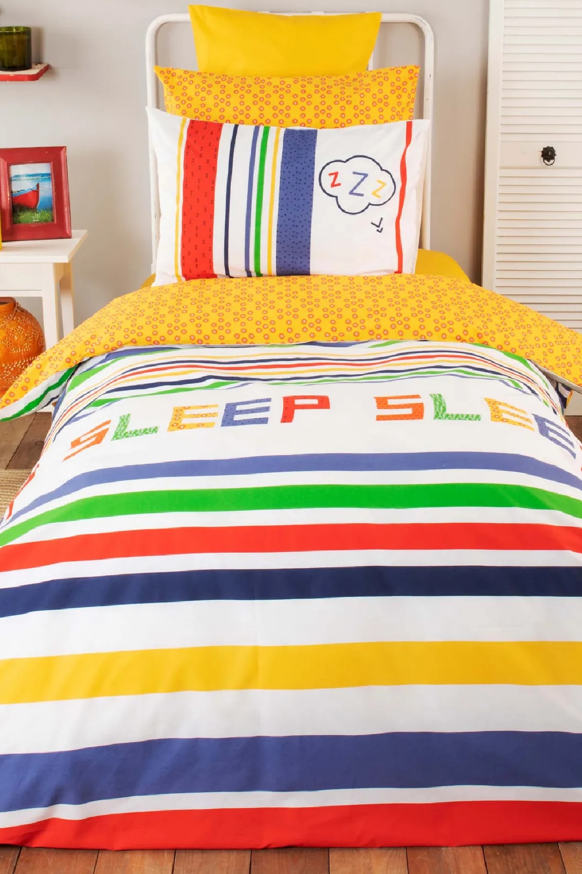 Young Sleep Time Tek Kişilik %100 Pamuk Nevresim Takımı