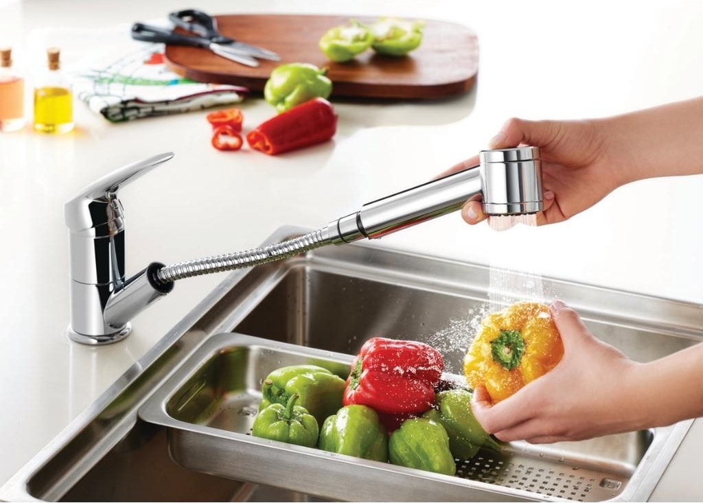 Harmony A41864EXP Pull-Out Eviye Bataryası, Krom