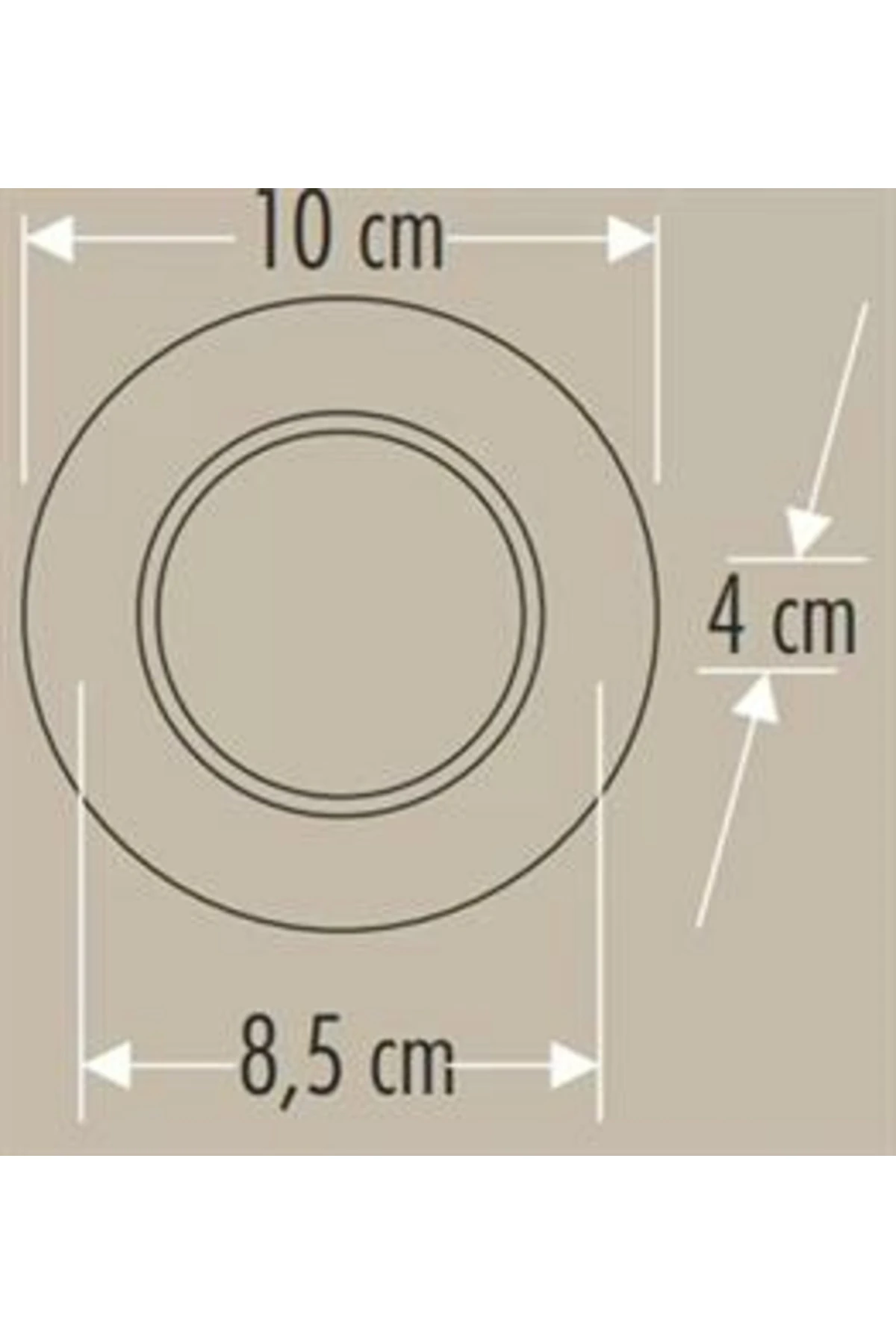 CT-5258 6 WATT ZEBRA SİYAH-KROM KASA LED SPOT 3 RENK(3200K-4000K-6400K)