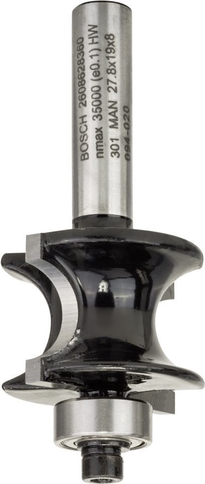 BOSCH Standard W Yarım Çubuk Freze 8*19*63 mm 2608628360