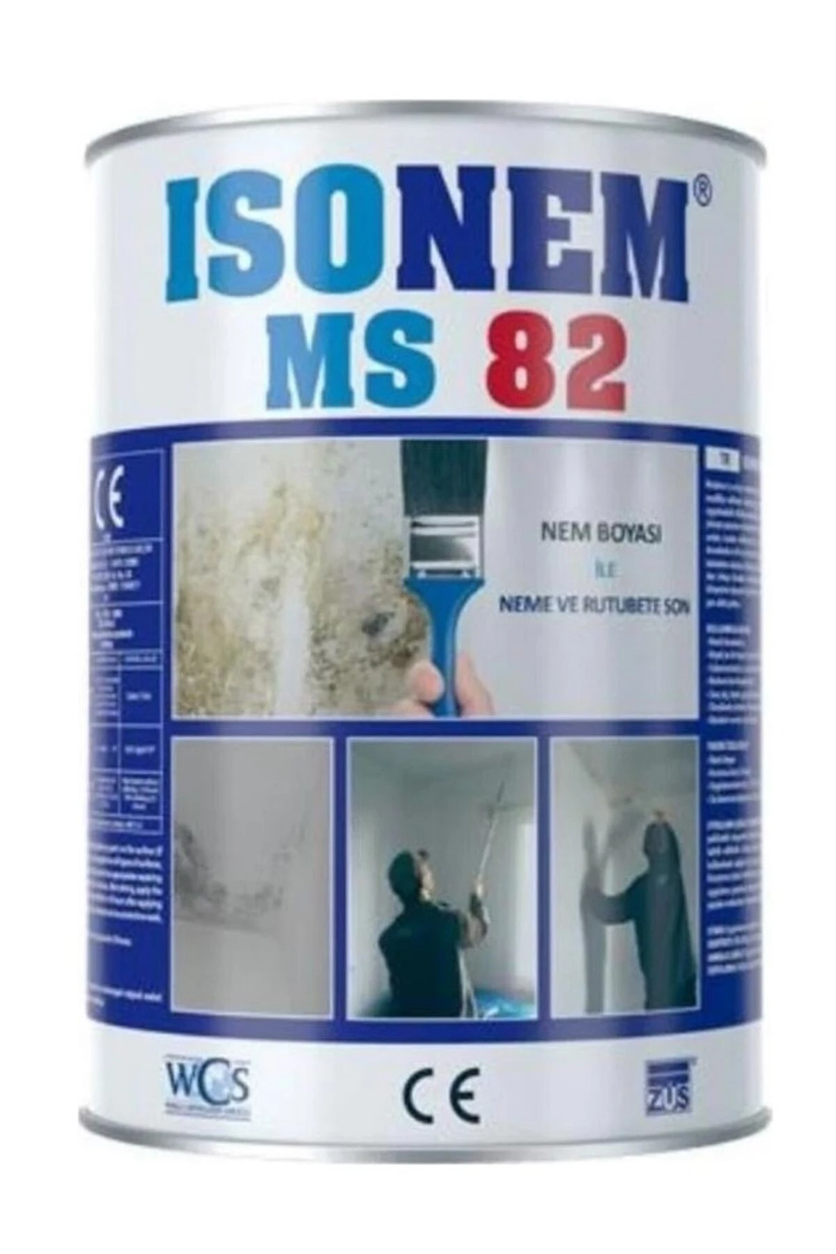 Ms 82 Nem Ve Rutubet Boyası Epoksi Rulo 10 Cm Fırça Maskeleme Band Temizlik Bezi