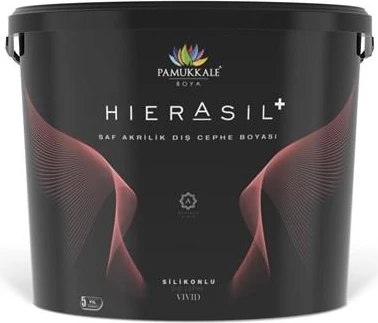 Hierasil %100 Saf Akrilik Silikonlu Dış Cephe Boyası 2.5 Lt Çağla