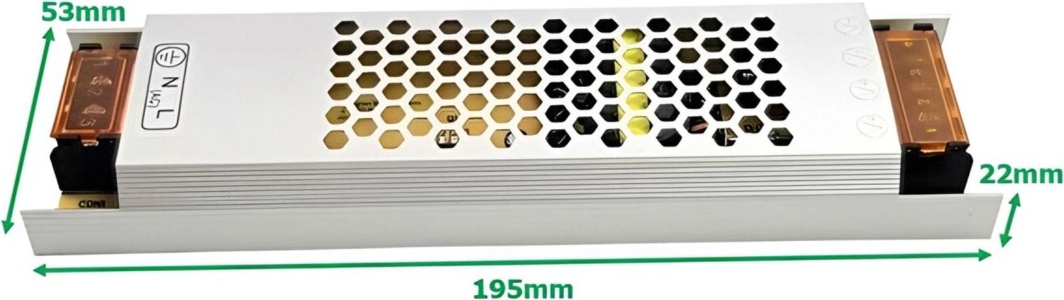 12V 17A Şerit LED Trafosu Adaptör Dönüştürücü Güç Kaynağı