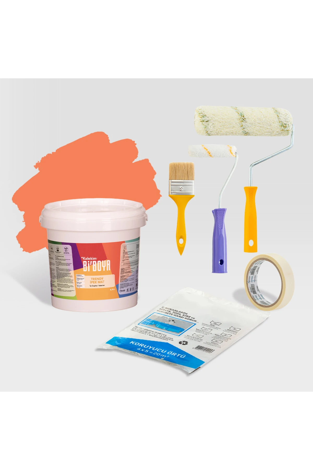 Tek Duvar Boyama Seti Olimpos Ateşi