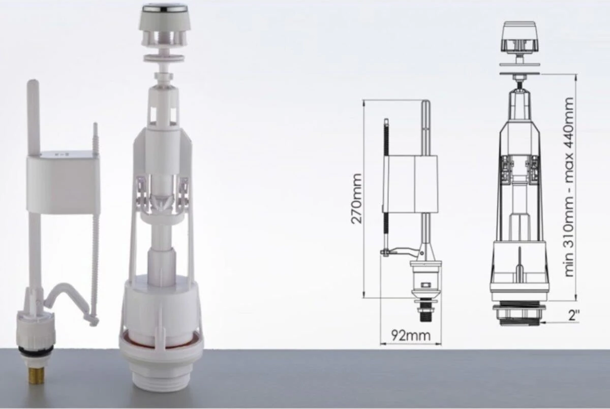 Klozet Rezervuar Basmalı Iç Takım Rezervuar Basmalı Iç