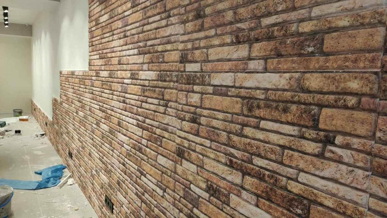 5 Adet (2,5m2) x Kesme Taş Desenli 3 Boyutlu Renkli Strafor Köpük Duvar Kaplama Paneli (KS-412)