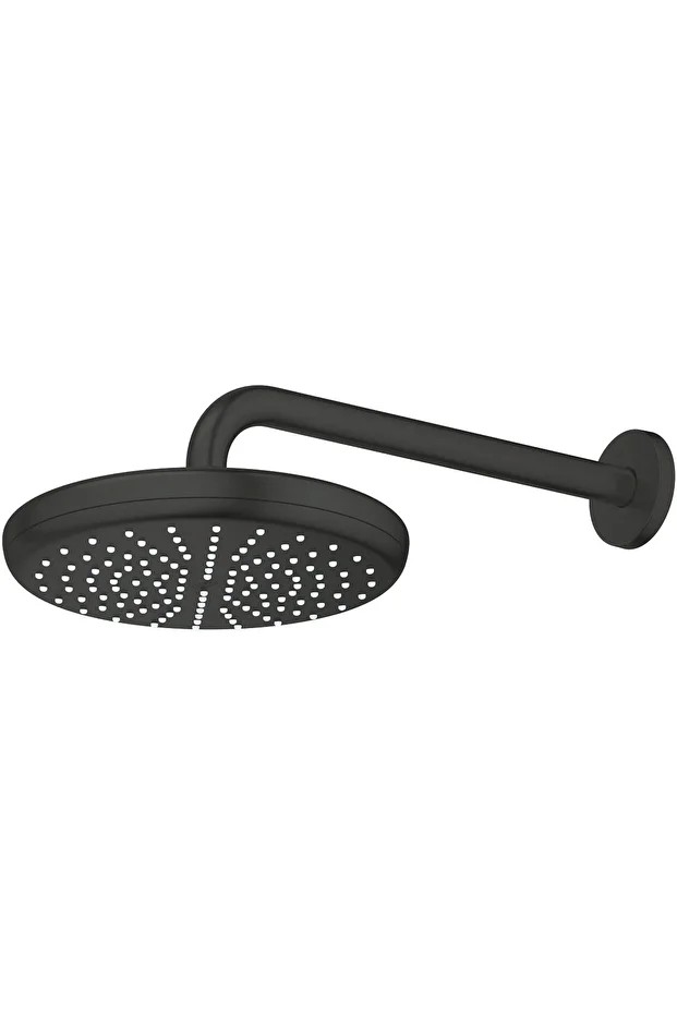 Tempesta 210 Tepe Duşu Tek Akışlı, 21 cm, Mat Siyah - 1022182430