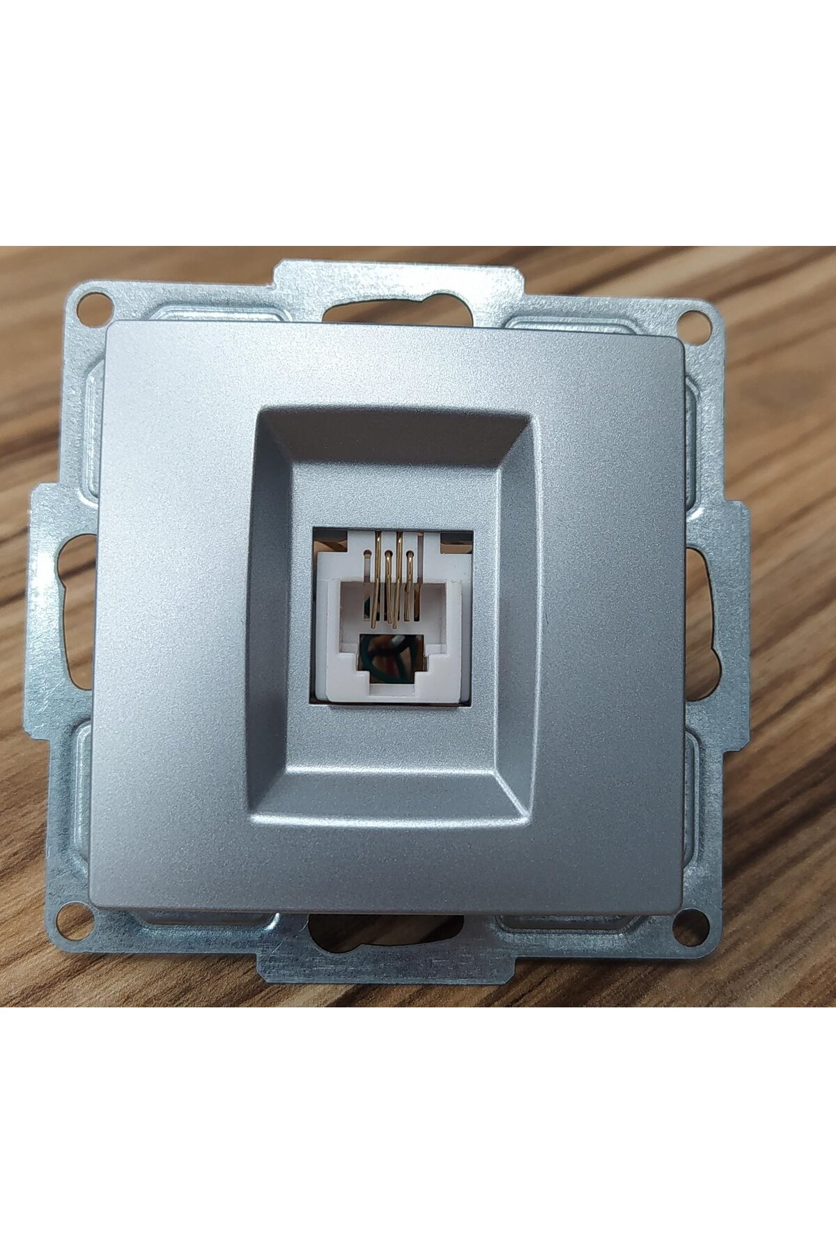 Ambiace Gümüş Nümeris Telefon Prizi