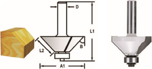 MAKİTA Makıta D-48658 Freze Bıçağı