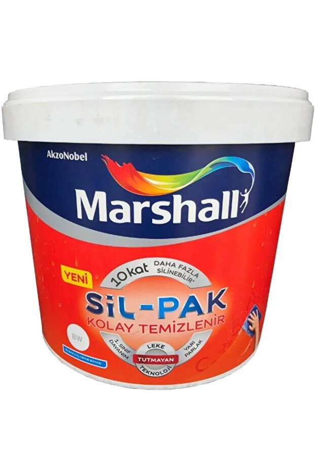 Sil-pak Silikonlu Silinebilir Yarı Mat Iç Cephe Duvar Boyası 2,5 Lt