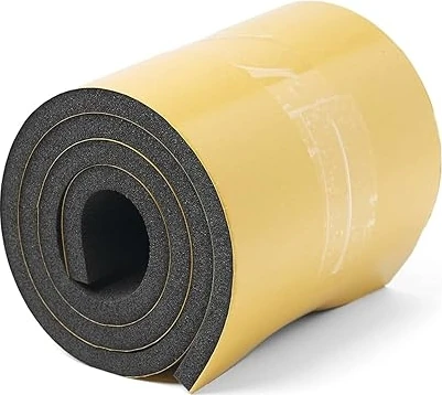 Araç Ses Isı Yalıtım Izolasyon Bandı En:20 cm Kalınlık:5 mm Uzunluk 1 Metre Kauçuk Sünger
