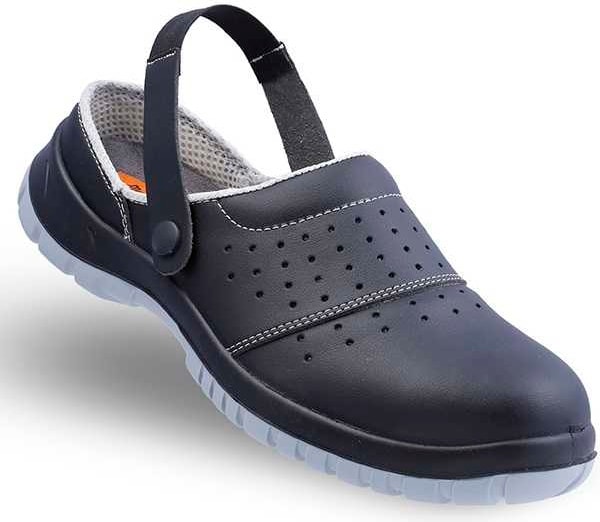 Slipper 210-03 S1 Siyah Sandalet Iş Ayakkabısı Çelik Burun Jeriko Taban