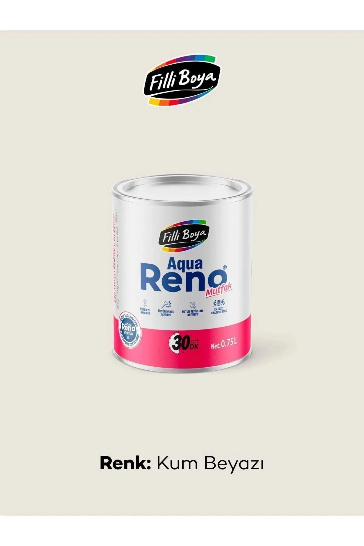 Filli Aqua Reno Mutfak (0,75 LT) - Kum Beyazı