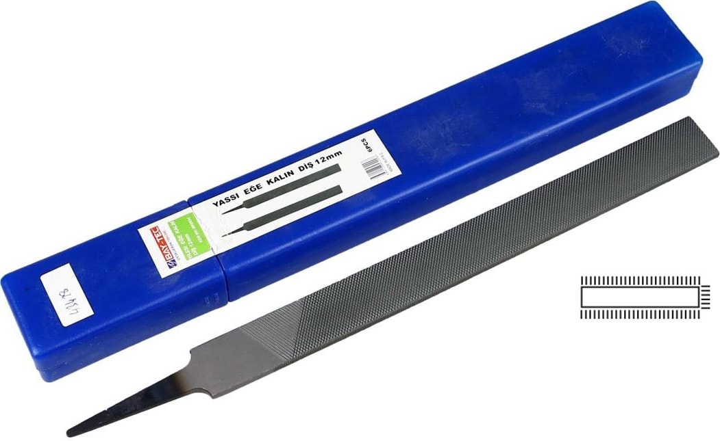 Yassı Eğe Kalın Diş 12" MK0934
