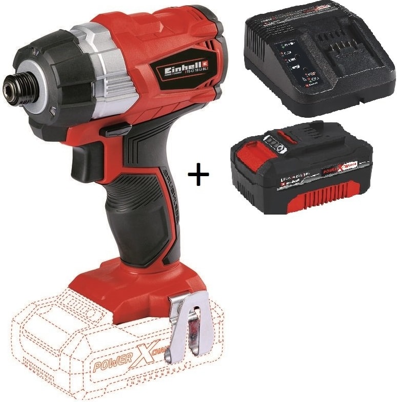 EİNHELL Te-Cı 18 Li Brushless Darbeli Vidalama + 4 Ah Starter Kit