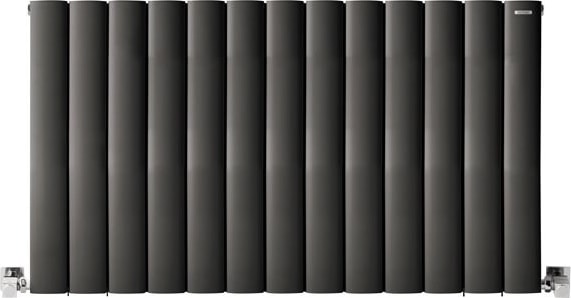 600 x 1035 mm Lilac Yatay Antrasit Alüminyum Radyatör Standart Bağlantı
