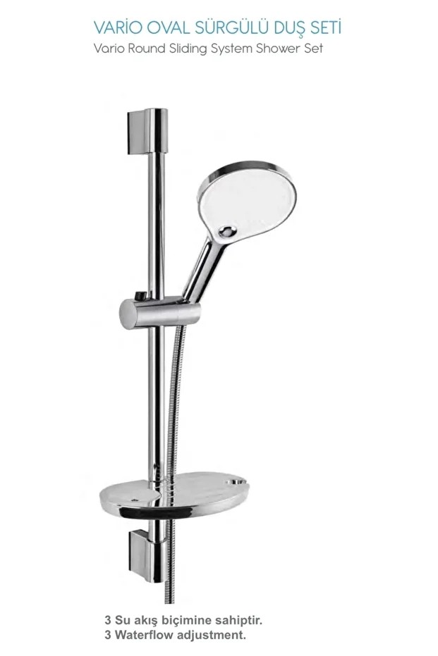 Vario Oval Sürgülü Duş Seti