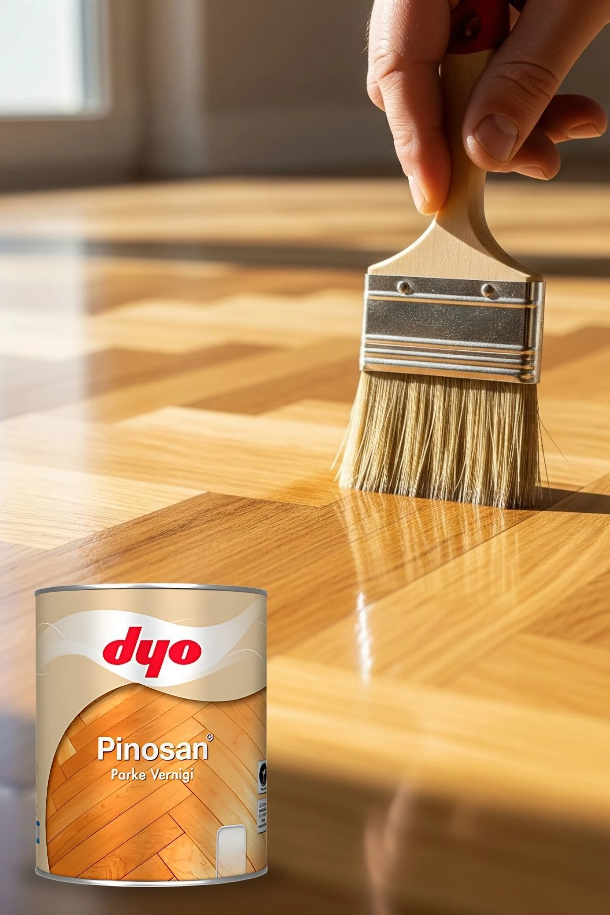 Pinosan Parke Verniği | Parlak & Mat Ahşap Zemin Cilası | 0.75 L - 2.5 L