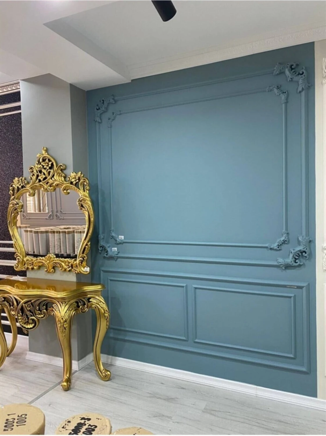 Şah Poliüretan Boyanabilir 4cm Çıta Geçmeli Köşe Motifi