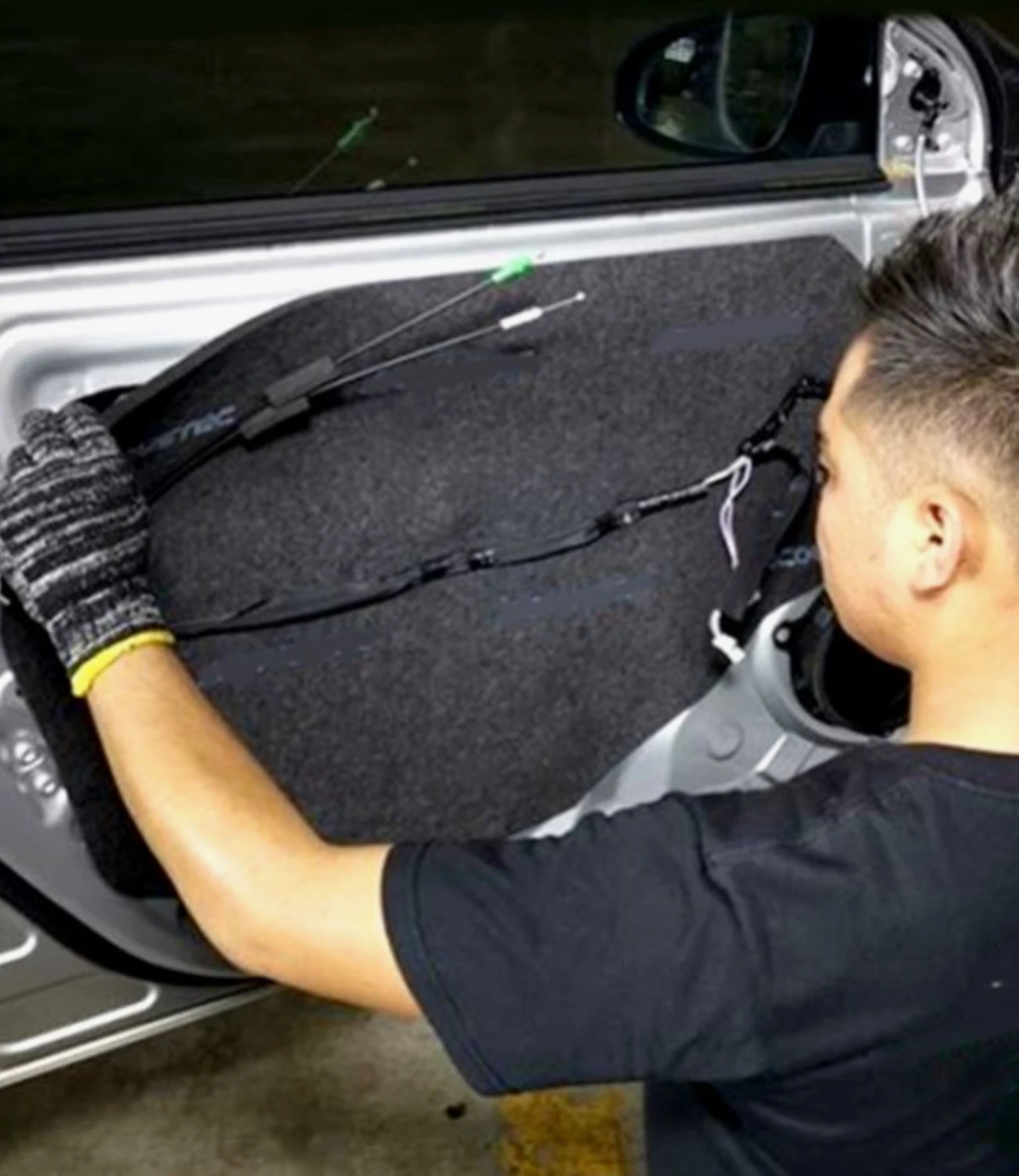 Araç Oto Ses Isı Yalıtım 10CMX10M 9mm Yapışkanlı Kauçuk Karavan Izolasyon Malzemesi