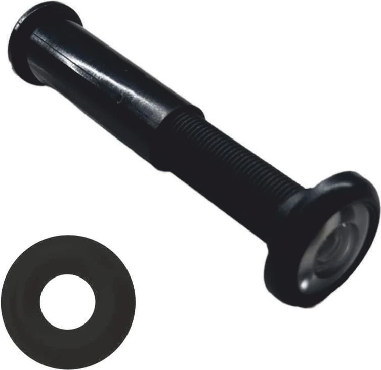 50X90 Çelik Kapı Dürbün, 1.5 cm Çap, Mat Siyah Renk