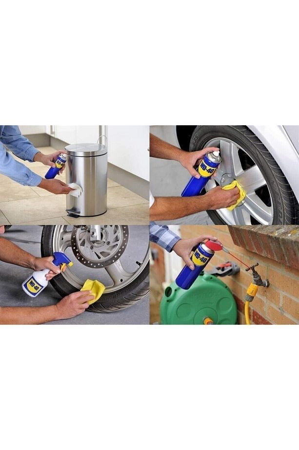 WD-40 Çok Amaçlı Sıvı, Yağ Çözücü, Pas Sökücü, Temizleyici ve Koruyucu, 200ml x 12 Adet