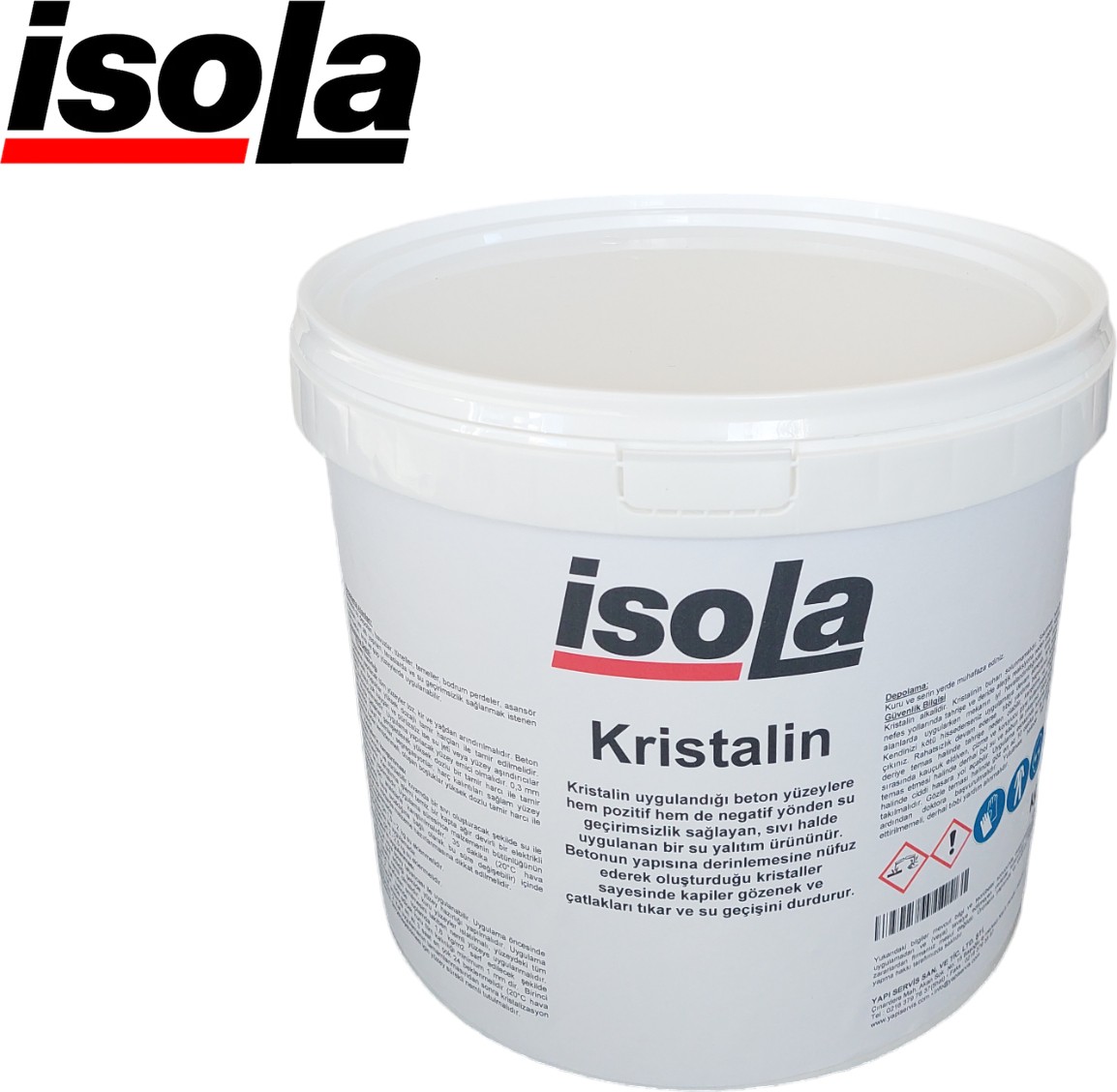 Kristalin Çimento Esaslı Kristalize Su Yalıtımı, Negatif Kapiler Geçirimsiz Etkili Beton, Şap, Sıva, Su Deposu, Havuz, Temel, Bodrum Perde, Asansör Kuyusu, Teras, Balkon, Banyo Izolasyonu