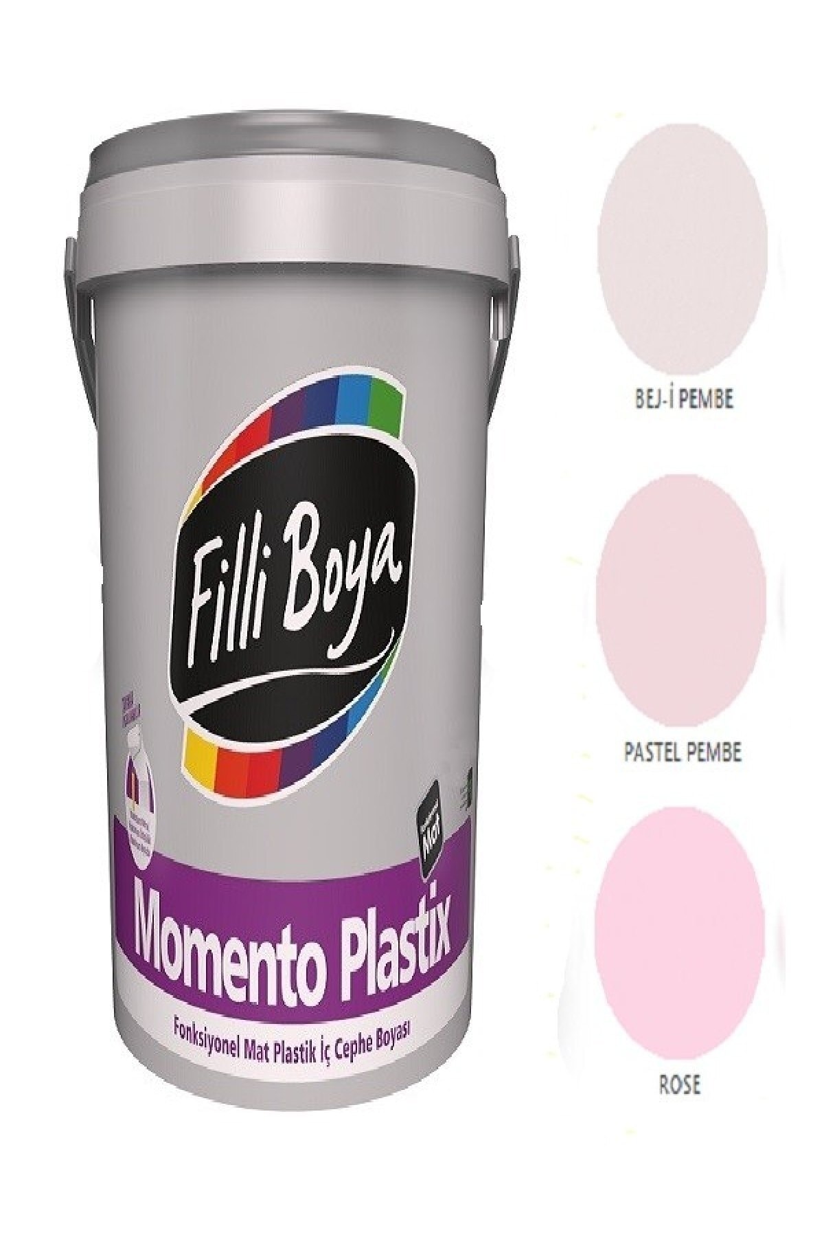 Momento Plastix Fonksiyonel Mat Plastik Iç Cephe Boyası 2.5lt (rose)