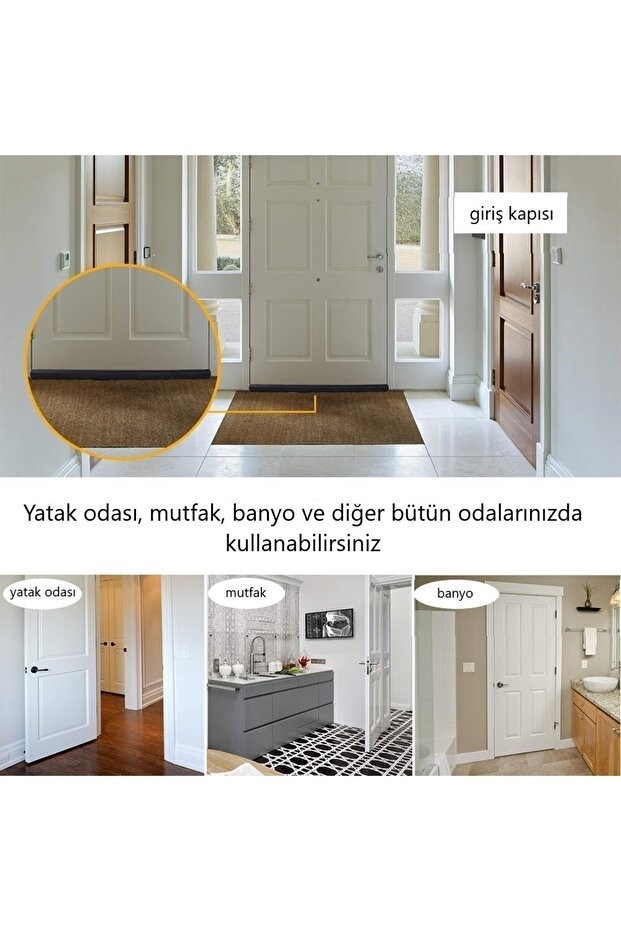 5 Adet Rüzgar Haşere Önleyici Kapı Altı Soğuk Önleyici Çift Taraflı Soğuk Önleyici Yalıtım Malzemesi