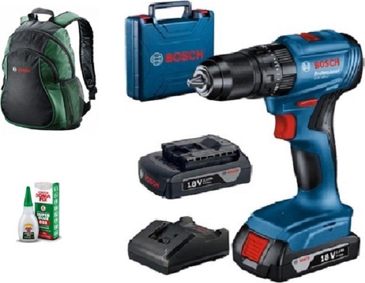 BOSCH Gsb 185 Li Çift Akülü Darbeli Vidalama + Sırt Çantası