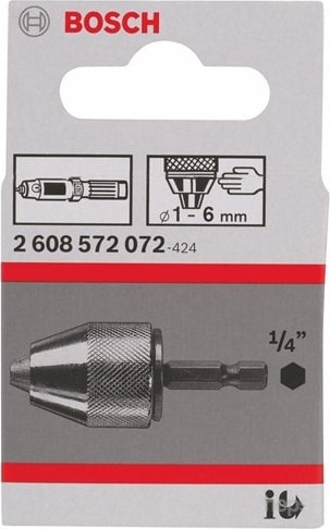 BOSCH - Anahtarsız Uç Takma Mandreni 6 Mm'Ye Kadar - 1 – 6 Mm, 1/4" - 6K