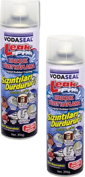 2''li Paket Leak Fix Su Geçirmez Sızdırmaz Sprey 396 gr Şeffaf