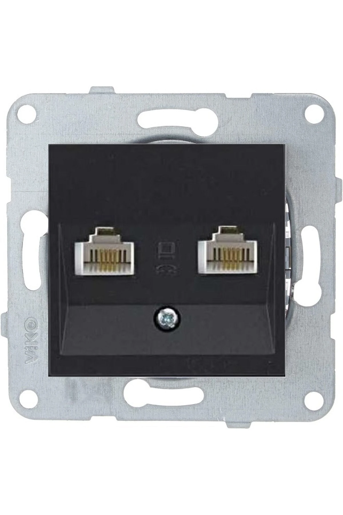 Artline Novella-trenda Siyah Data-nümeris Telefon Priz (cat3-cat6) - Çerçevesiz