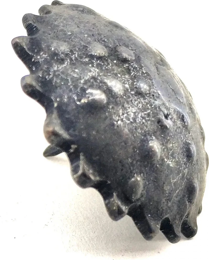 Antika Tarz Dekoratif Pirinç Yıldız Kabara - 42 Mm, Oksit