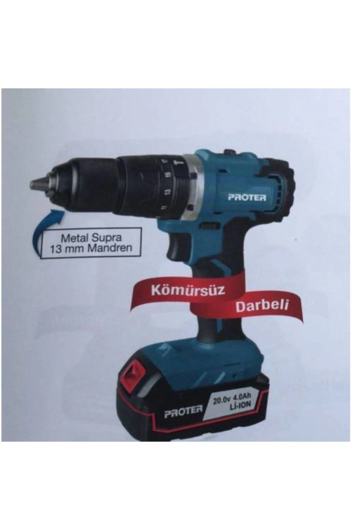 Pst 540 Bl Kömürsüz Darbeli 13 Mm Şarjlı Matkap