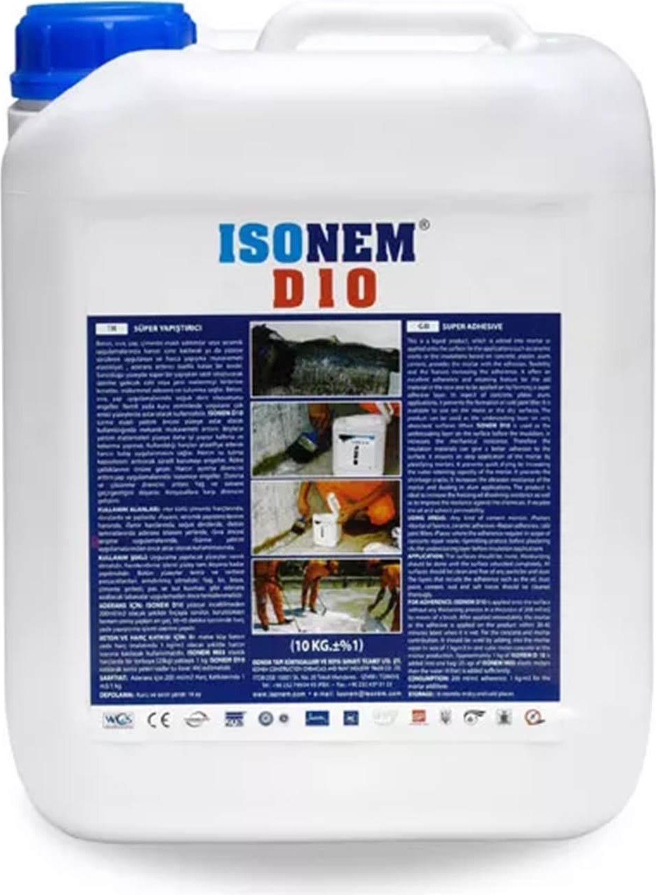 Isonem D 10 Lateks Aderans Arttırıcı Harç Katkısı 10 Lt